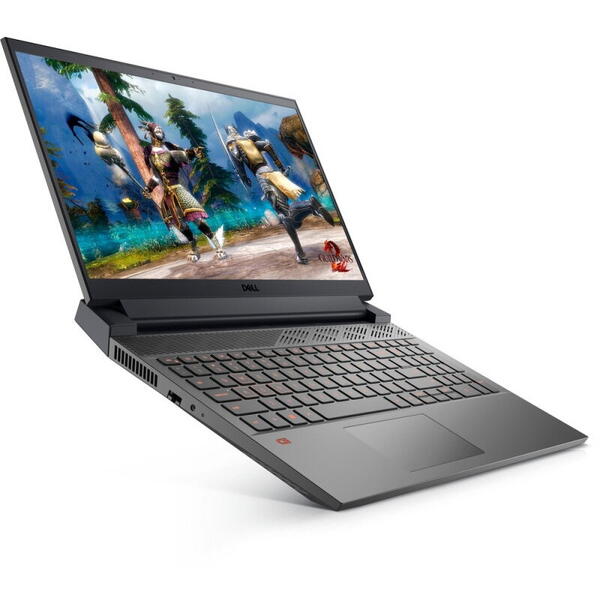 Laptop Dell G15 5520, Gaming, 15.6inch, Full HD 120Hz, Procesor Intel Core i5-12500H (18M Cache, up to 4.50 GHz), 16GB DDR5, 512GB SSD, GeForce RTX 3050 4GB, Linux, Dark Shadow Grey