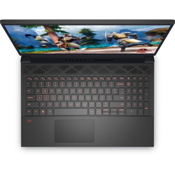 Laptop Dell G15 5520, Gaming, 15.6inch, Full HD 165Hz, Procesor Intel Core i7-12700H (24M Cache, up to 4.70 GHz), 32GB DDR5, 1TB SSD, GeForce RTX 3060 6GB, Linux, Dark Shadow Grey