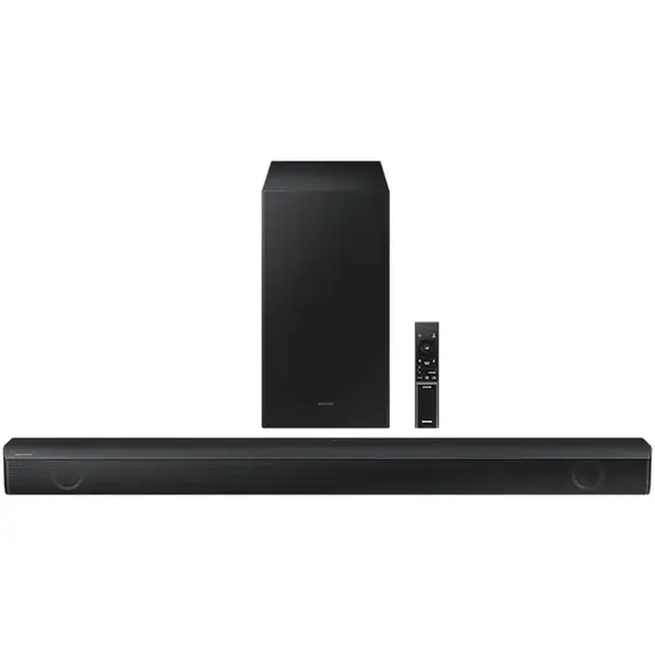 Sistem home cinema Samsung Soundbar HW-B550/EN, 2.1, 410W, Dolby Digital, Subwoofer Wireless, negru