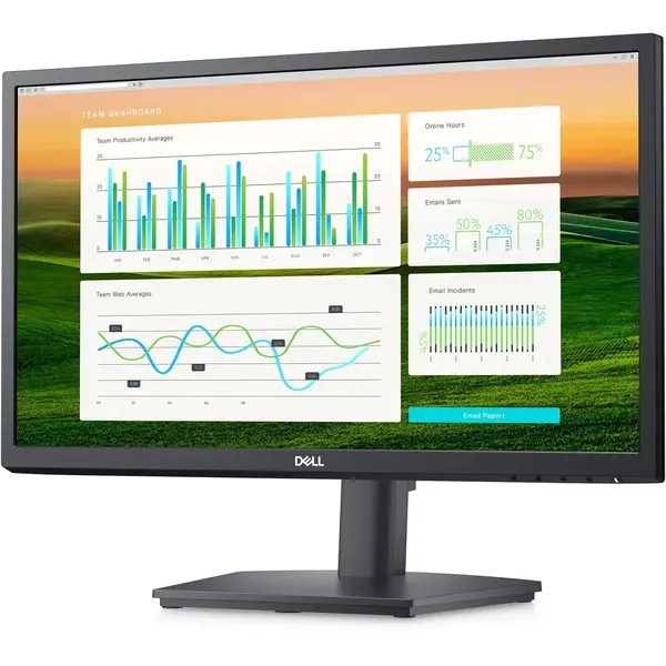 Monitor Dell LED VA 21.5" Full HD, 60Hz, 5ms, VGA, HDMI, Display Port, E2222HS