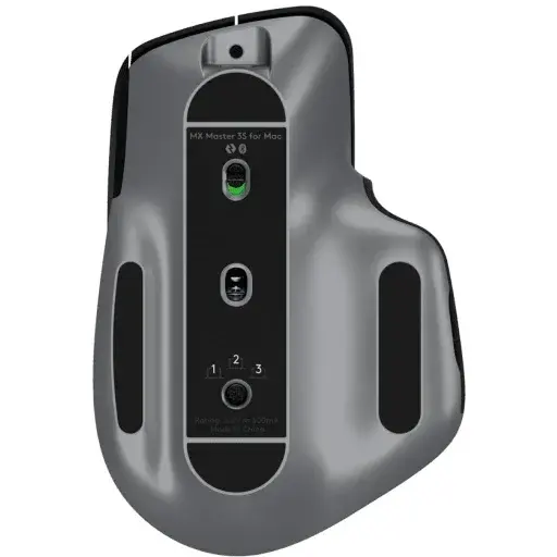 Mouse Logitech Wireless MX Master 3S Performance for Mac, 8000 dpi, Silent, BT, Graphite