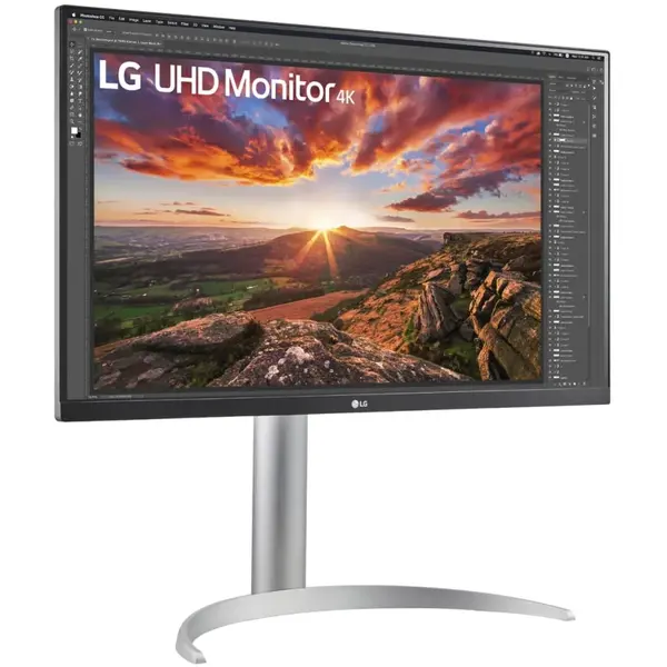 Monitor LG 27UP850N, 27", 4K UHD, HDR 400, Type-C, Pivot