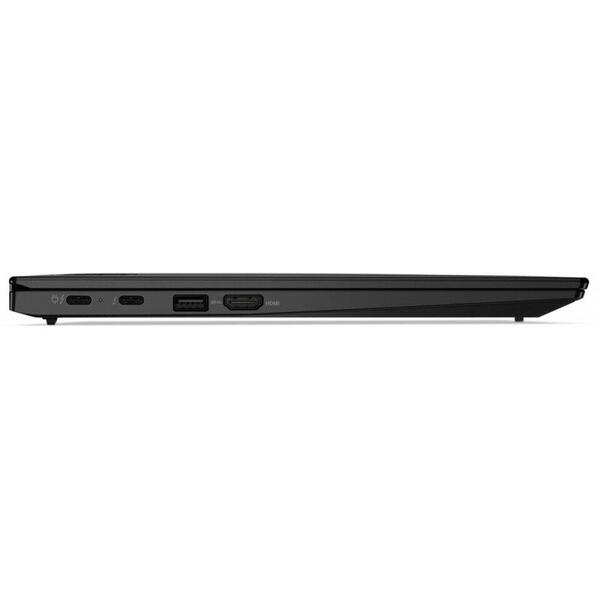 Laptop Lenovo ThinkPad X1 Carbon Gen 9, 14inch, WUXGA IPS, Procesor Intel Core i7-1165G7 (12M Cache, up to 4.70 GHz, with IPU), 16GB DDR4X, 512GB SSD, Intel Iris Xe, 4G LTE, Win 10 Pro, Black Paint
