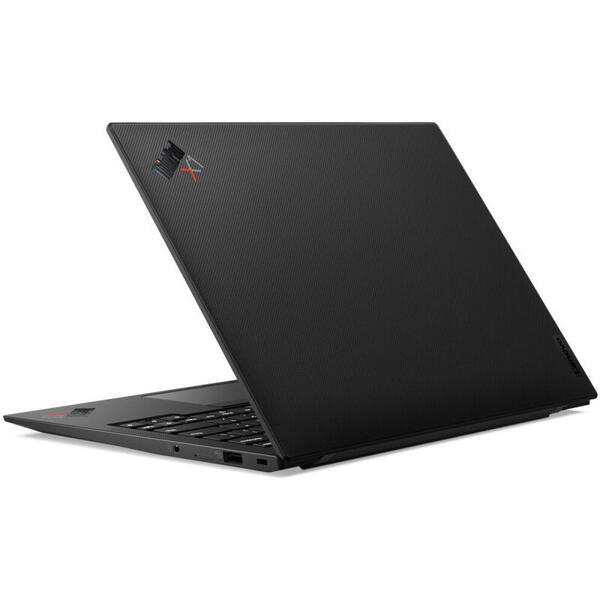 Laptop Lenovo ThinkPad X1 Carbon Gen 9, 14inch, WQUXGA IPS, Procesor Intel Core i7-1165G7 (12M Cache, up to 4.70 GHz, with IPU), 32GB DDR4X, 1TB SSD, Intel Iris Xe, 4G LTE, Win 10 Pro, Black Weave