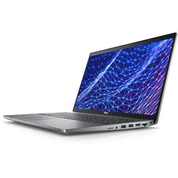 Laptop Dell 15.6 inch Latitude 5530 (seria 5000), FHD, Procesor Intel Core i5-1235U (12M Cache, up to 4.40 GHz, with IPU), 8GB DDR4, 256GB SSD, Intel Iris Xe, Linux, 3Yr ProSupport
