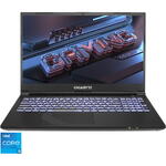 Laptop Gigabyte Gaming 15.6 inch G5 ME, FHD 144Hz, Procesor Intel Core i5-12500H (18M Cache, up to 4.50 GHz), 16GB DDR4, 512GB SSD, GeForce RTX 3050 Ti 4GB, Free DOS, Black