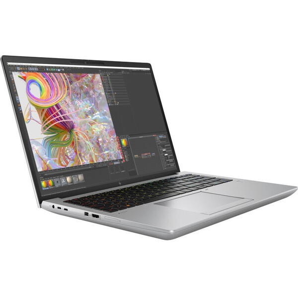 Laptop HP 16 inch ZBook Fury 16 G9 Mobile Workstation, WUXGA IPS, Procesor Intel Core i7-12850HX (25M Cache, up to 4.8 GHz), 32GB DDR5, 1TB SSD, RTX A3000 12GB, Win 11 DG Win 10 Pro, Grey