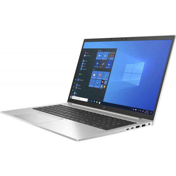 Laptop HP 15.6 inch EliteBook 855 G8, FHD, Procesor AMD Ryzen 5 PRO 5650U (16M Cache, up to 4.2 GHz), 8GB DDR4, 512GB SSD, Radeon, Win 10 Pro, Silver