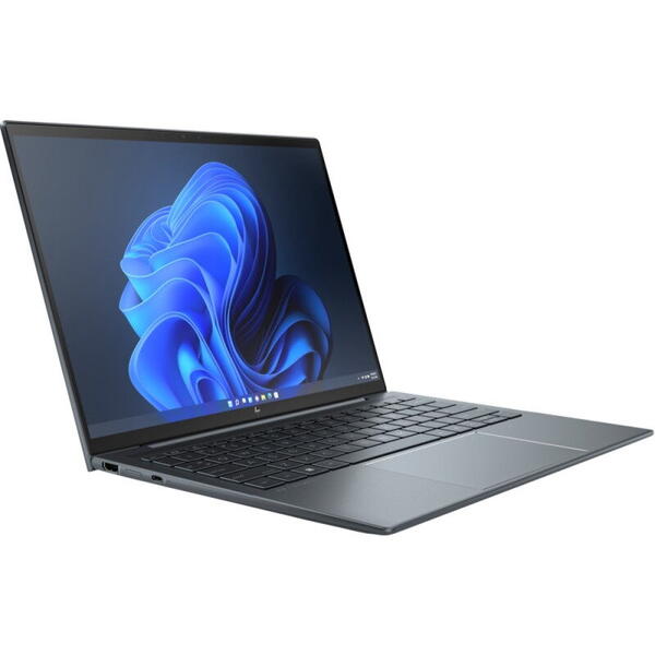 Laptop HP 13.5 inch Elite Dragonfly G3, WUXGA+ IPS Touch, Procesor Intel Core i7-1255U (12M Cache, up to 4.70 GHz), 32GB DDR5, 2TB SSD, Intel Iris Xe, 5G, Win 11 DG Win 10 Pro, Slate Blue