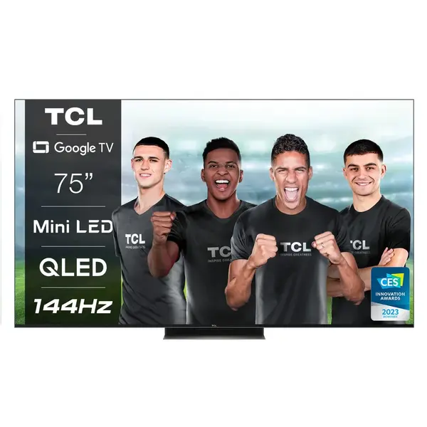 Televizor TCL MiniLed 75C835, 191 cm, Smart Google TV, 4K Ultra HD, 100hz, Clasa G