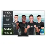 Televizor TCL MiniLed 75C835, 191 cm, Smart Google TV, 4K...