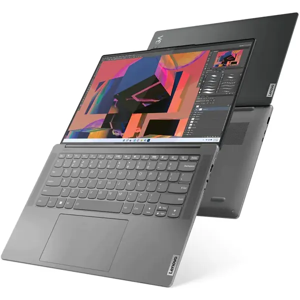 Laptop Lenovo Yoga Slim 7 ProX 14ARH7 cu procesor AMD Ryzen 7 6800HS Creator Edition pana la 4.70 GHz, 14.5 inch, 3K, IPS, 32GB, 1TB SSD, NVIDIA GeForce RTX 3050 4GB, Windows 11 Home, Onyx Grey, 3y on-site, Premium Care
