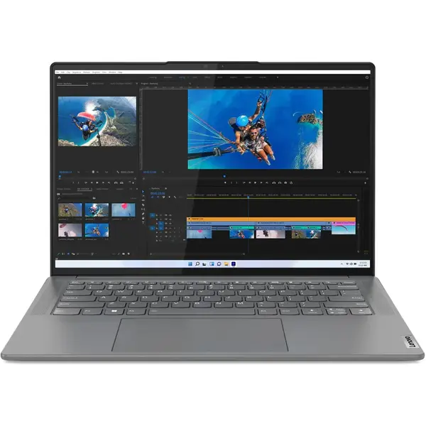 Laptop Lenovo 14.5 inch Yoga Slim 7 ProX 14ARH7, 3K IPS 120Hz, Procesor AMD Ryzen 9 6900HS Creator Edition (16M Cache, up to 4.9 GHz), 32GB DDR5, 1TB SSD, GeForce RTX 3050 4GB, Win 11 Home, Onyx Grey, 3Yr Onsite Premium Care