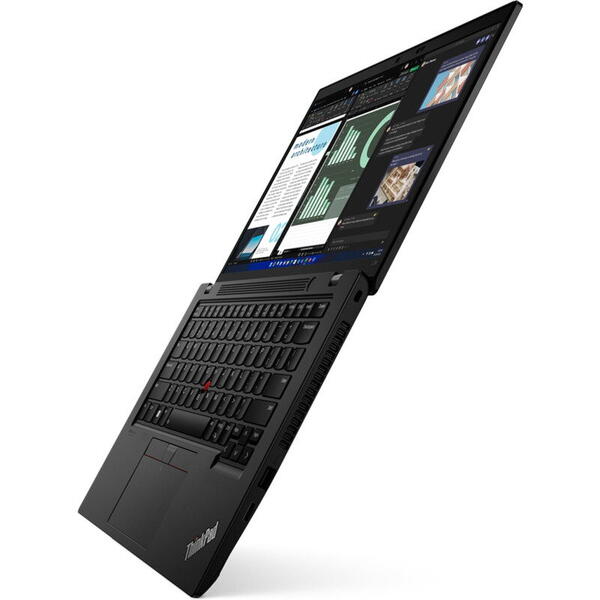 Laptop Lenovo 14 inch ThinkPad L14 Gen 3, FHD IPS, Procesor AMD Ryzen 7 PRO 5875U (16M Cache, up to 4.5 GHz), 16GB DDR4, 512GB SSD, Radeon, Win 11 DG Win 10 Pro, Thunder Black