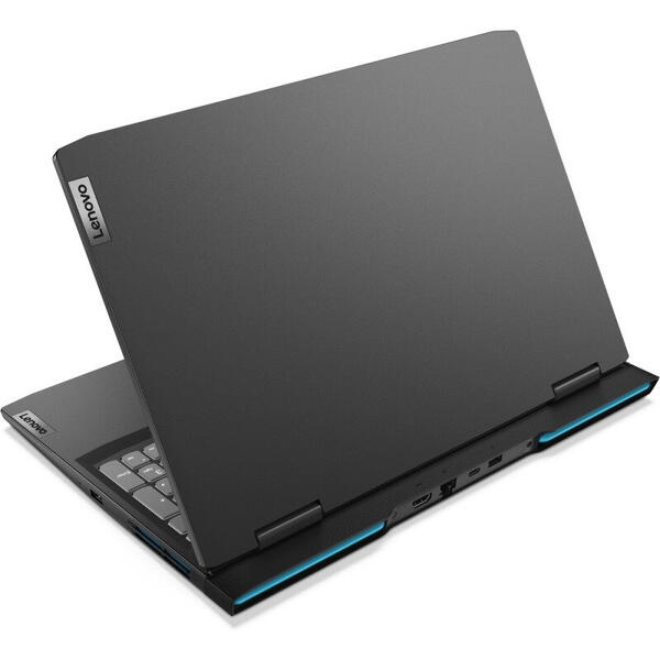 Laptop Lenovo Gaming 15.6 inch IdeaPad 3 15IAH7, FHD IPS 120Hz, Procesor Intel Core i7-12650H (24M Cache, up to 4.70 GHz), 16GB DDR4, 512GB SSD, GeForce RTX 3060 6GB, No OS, Onyx Grey
