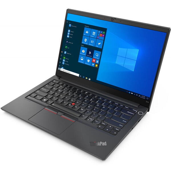 Laptop Lenovo 14 inch ThinkPad E14 Gen 3, FHD IPS, Procesor AMD Ryzen 7 5700U (8M Cache, up to 4.3 GHz), 16GB DDR4, 512GB SSD, Radeon, Win 11 Pro, Black