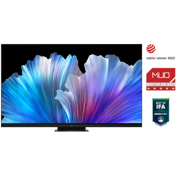 Televizor TCL MiniLed 75C935, 191 cm, Smart Google TV, 4K Ultra HD, 100hz, Clasa G