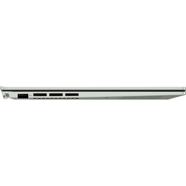 Laptop Asus Zenbook 14 OLED UX3402ZA, 14 inch, 2.8K 90Hz, Procesor Intel Core i5-1240P (12M Cache, up to 4.40 GHz), 16GB DDR5, 1TB SSD, Intel Iris Xe, Win 11 Home, Aqua Celadon