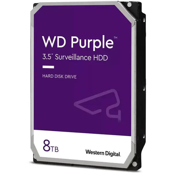 Hard Disk WD Purple 8TB, 128MB cache, SATA-III