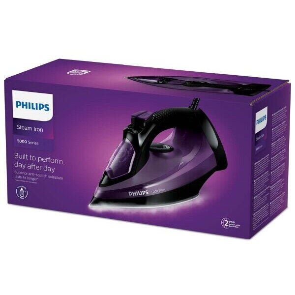 Fier de calcat Philips DST5041/30, 2600W, 320ml, violet