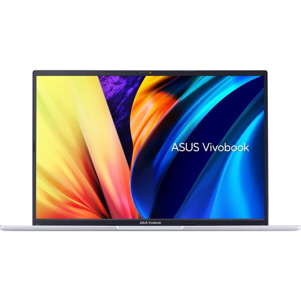 Laptop Asus Vivobook 16X M1603QA, WUXGA, 16 inch, Procesor AMD Ryzen 7 5800H (16M Cache, up to 4.4 GHz), 16GB DDR4, 1TB SSD, Radeon, No OS, Transparent Silver