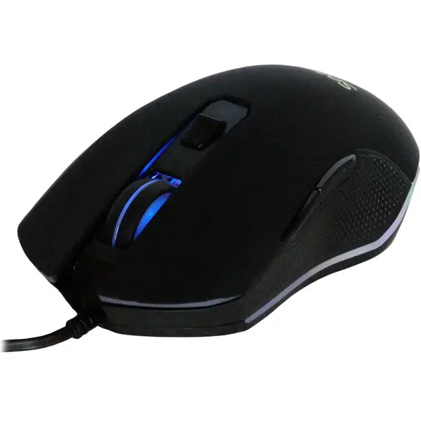 Mouse Spacer SP-GM-01, Gaming, Iluminare RGB, Negru