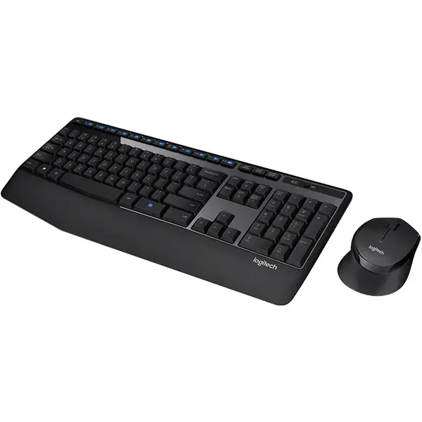 Tastatura Kit Mouse Wireless Logitech + Tastatura MK345, Black