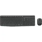 Tastatura Logitech Kit + mouse wireless Logitech MK235, USB, Grey