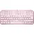 Tastatura iluminata Logitech MX Keys Mini, Wireless, layout US INTL, Rose