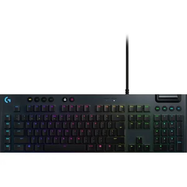 Tastatura mecanica gaming Logitech G815, Ultraslim, Lightsync RGB, Switch Tactil