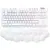 Tastatura mecanica gaming Logitech Lightspeed G715, Wireless, TKL, RGB, layout US INTL, White Mist