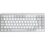 Tastatura Logitech Wireless Logitech MX Mechanical Perfomance Mini for Mac, Iluminata, Silentioasa, USB, BT, US INT, Pale Grey