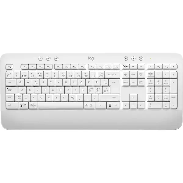 Tastatura wireless Logitech Signature K650, layout US INTL, Off-White