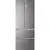Side by side Haier HB17FPAAA, French Door, 446 l, Total No Frost, Motor Inverter, My Zone, Display LED, Super Cooling, Super Freezing, Clasa E, H 190 cm, Inox
