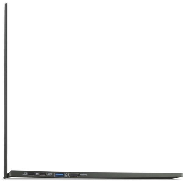 Laptop Acer Swift Edge 16 SFA16-41, 16 inch, WQUXGA OLED, Procesor AMD Ryzen 5 6600U (16M Cache, up to 4.5 GHz), 16GB DDR5, 512GB SSD, Radeon 660M, Win 11 Home, Olivine Black