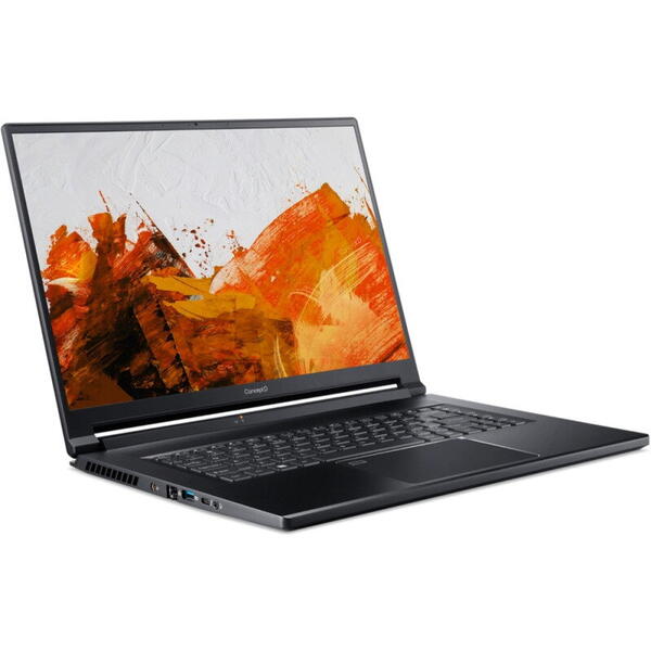 Laptop Acer 16 inch ConceptD 5 CN516-73G, 3K IPS, Procesor Intel Core i7-12700H (24M Cache, up to 4.70 GHz), 16GB DDR5, 2TB SSD, GeForce RTX 3070 Ti 8GB, Win 11 Pro, Black