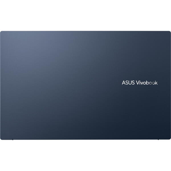 Laptop Asus 15.6 inch Vivobook 15 X1502ZA, FHD, Procesor Intel Core i7-1260P (18M Cache, up to 4.70 GHz), 16GB DDR4, 512GB SSD, Intel Iris Xe, No OS, Quiet Blue