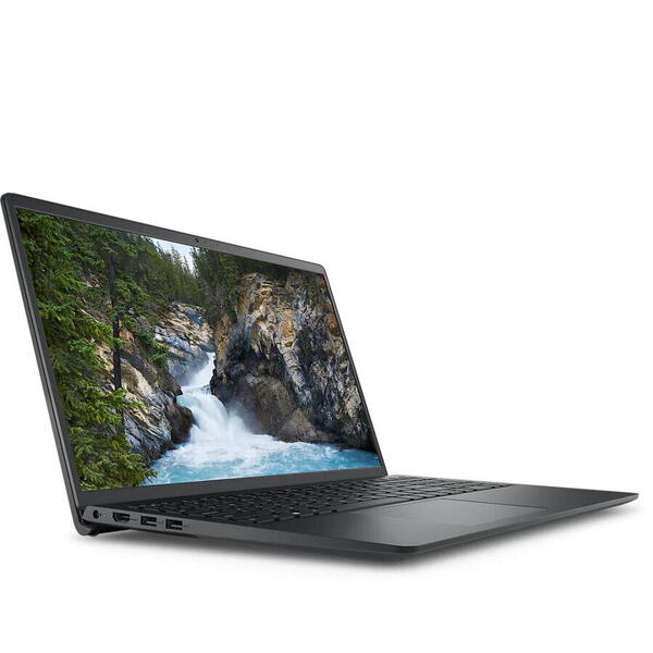 Laptop Dell Vostro 3510 cu procesor Intel Core i5-1135G7 pana la 4.2 GHz, 15.6 inch, Full HD, 8GB, 512GB SSD, Intel UHD Graphics, Ubuntu Linux, Carbon Black