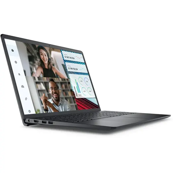 Laptop Dell Vostro 3520 cu procesor Intel Core i7-1255U pana la 4.7 GHz, 15.6 inch, Full HD, 16GB DDR4, 512GB SSD, Intel Iris Xe Graphics, Windows 11 Pro
