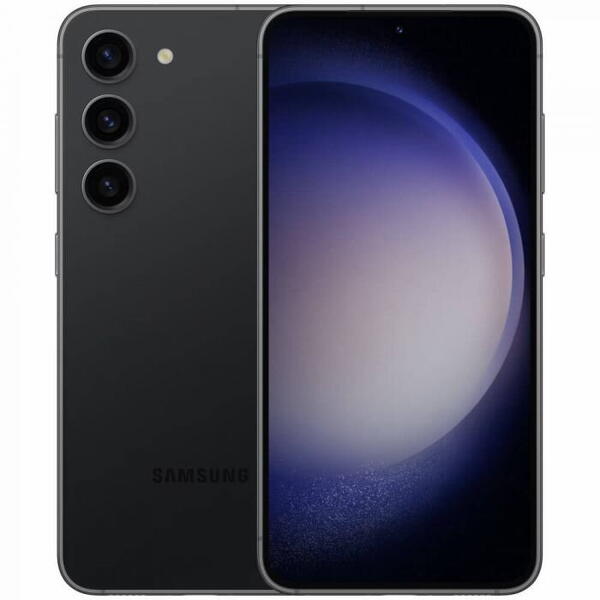Telefon mobil Samsung Galaxy S23, Dual SIM, 8GB RAM, 128GB, 5G, Phantom Black
