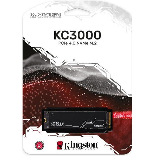SSD Kingston KC3000 2TB PCI Express 4.0 x4 M.2 2280