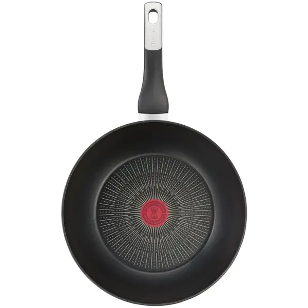 Tigaie Wok Tefal Unlimited, Thermo-Signal, Thermo-Fusion, Invelis antiaderent din titan, 28 cm