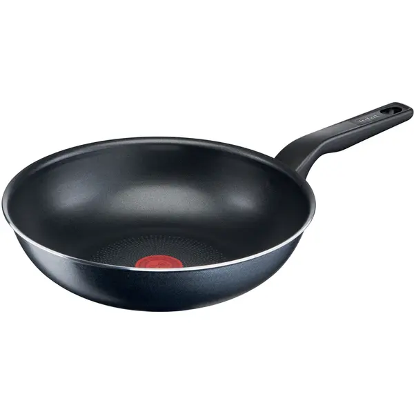 Tigaie tip wok, Tefal XL Force, 28 cm, Indicator termic Thermo Signal
