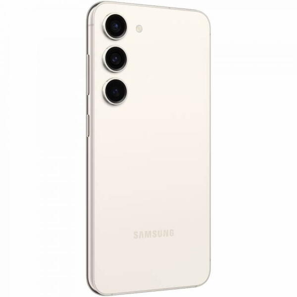 Telefon mobil Samsung Galaxy S23 Plus, Dual SIM, 8GB RAM, 512GB, 5G, Cream