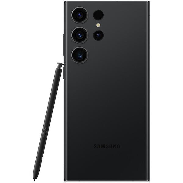 Telefon mobil Samsung Galaxy S23 Ultra, Dual SIM, 8GB RAM, 256GB, 5G, Phantom Black