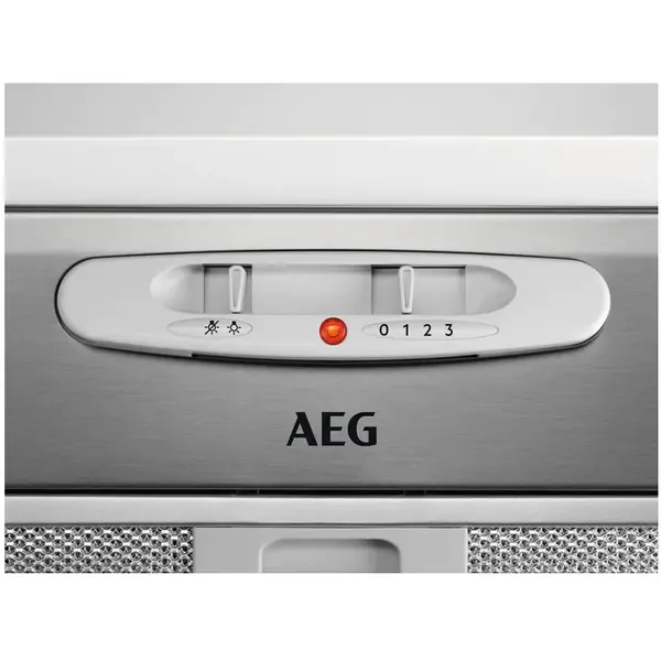 Hota incorporabila AEG DGB3523S, Putere de absorbtie 330 mc/h, 1 motor, Iluminare LED, Clasa C, 52 cm, Gri