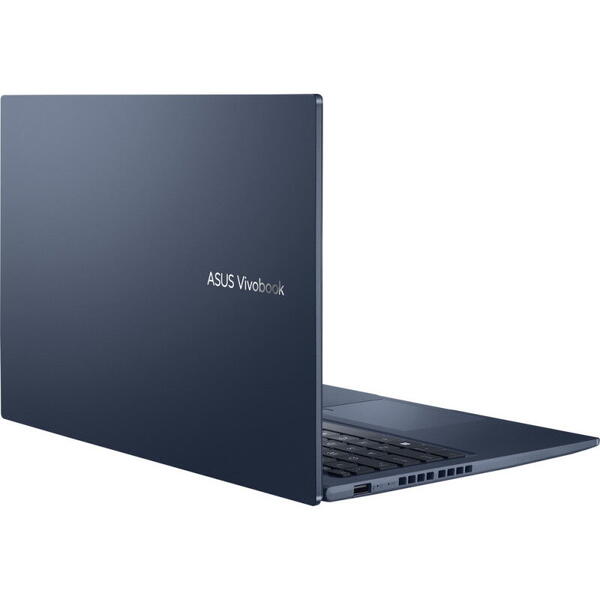 Laptop Asus Vivobook 15 X1502ZA, 15.6 inch, Full HD, Procesor Intel Core i5-1240P (12M Cache, up to 4.40 GHz), 8GB DDR4, 512GB SSD, Intel Iris Xe, No OS, Quiet Blue