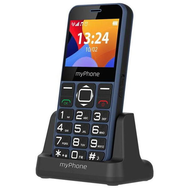 Telefon mobil myPhone Halo 3, Ecran IPS 2.31 inch, Camera 0.3 MP, Single Sim, 2G (Albastru)
