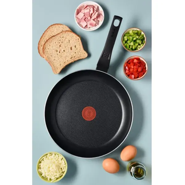 Tigaie Tefal Simple Cook, Thermo-Signal, Invelis antiaderent din titan, 24 cm
