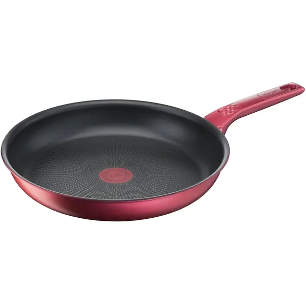 Tigaie Tefal Daily Chef, 28 cm, Rosu, Inductie, Indicator Thermo Signal